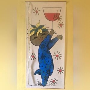 Vintage Chuck Gruen Avante Garde Large Screen Print - Rare